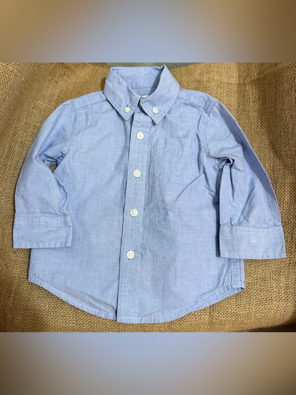 Janie and Jack Light Blue Button-Down Shirt